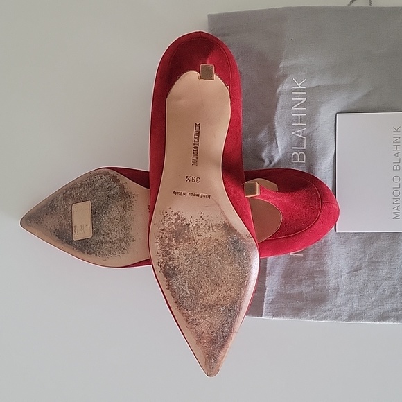 Manolo Blahnik Red Heels - Picture 10 of 11